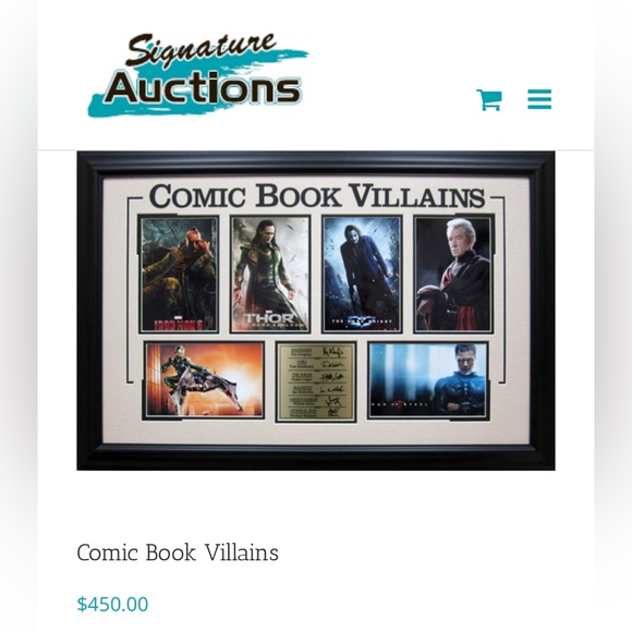 **EUC** Comic Book Villains - Framed Picture - Picture 3 of 4
